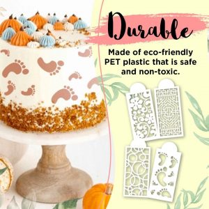 Πρότυπα για διακόσμηση κέικ (10 τεμ) 03