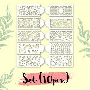 Πρότυπα για διακόσμηση κέικ (10 τεμ) 03