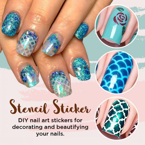 Nailart – Στένσιλ για νύχια (144 τεμάχια) slider