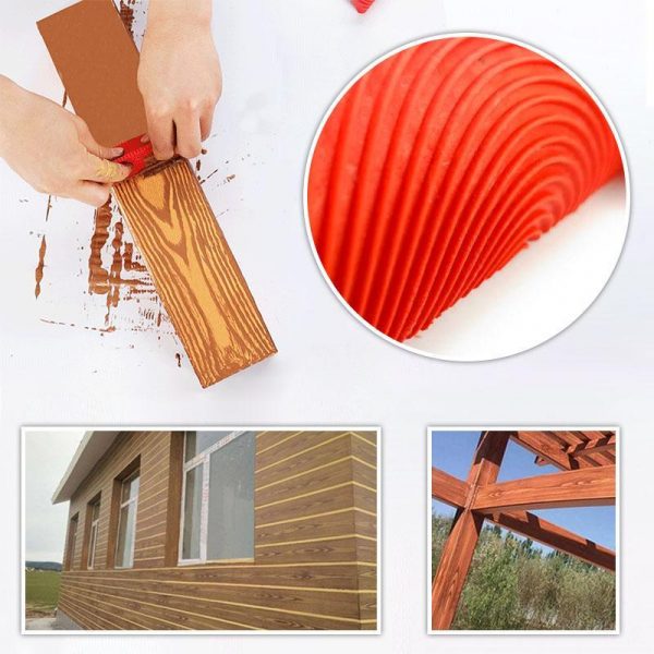 DIY wood texture – Σετ για βαφή υφής ξύλου (2 κομμάτια) slider