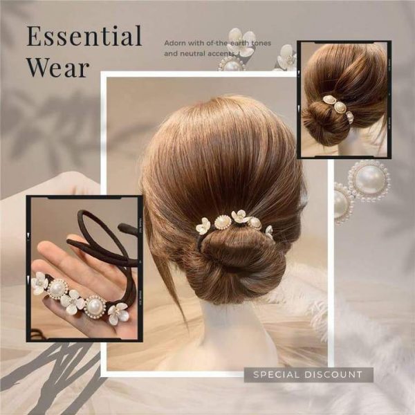 Flower hairpins (2pcs) – Λουλουδάτα κοκαλάκια 02