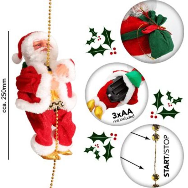 CLIMBING SANTA – Μουσικό Άγιος Βασίλης σε σχοινί slider